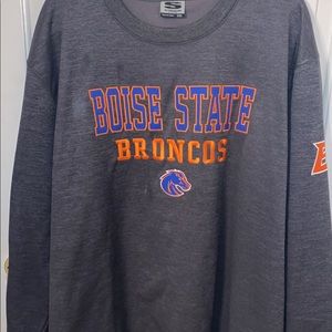 Worn once !! Boise State Crewneck